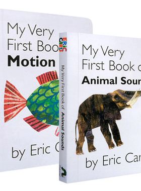 My Very First Book of Animal 我的第一本动物叫声 英文原版 艾瑞卡尔Eric Carle可搭dear zoo英文版正版进口1-3岁宝宝绘本纸板书