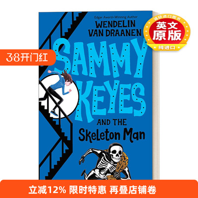 英文原版 Sammy Keyes 02 Sammy Keyes and the Skeleton Man 萨米凯斯系列2 骷髅人 Wendelin Van Draanen 青少年悬疑喜剧小说