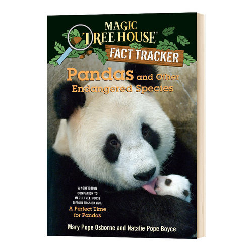 神奇树屋小百科系列 英文原版儿童绘本 Magic Tree House Fact Tracker #26: Pandas and Other Endanger
