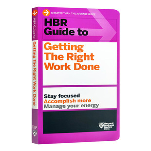 Guide Work 英文原版 Done Right HBR the 哈佛商业评论 Getting