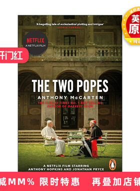 英文原版 The Two Popes 教宗的承继 电影封面版 安东尼·麦卡滕 安东尼·霍普金斯主演 英文版 进口英语原版书籍