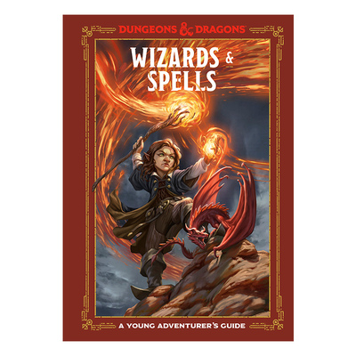 英文原版 Wizards and Spells Dungeons & Dragons 龙与地下城青少年冒险家指南 龙与地下城的魔法世界 精装插图画册 Jim Zub