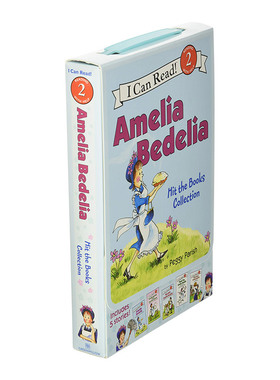 英文原版 Amelia Bedelia I Can Read Box Set #1 Amelia Bedelia Hit the Books 糊涂女佣5册盒装 英文版儿童全英语书