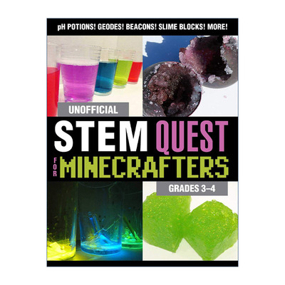 英文原版 Unofficial STEM Quest for Minecrafters Grades 3-4 我的世界非官方 STEM探索3-4年级 英文版 进口英语原版书籍