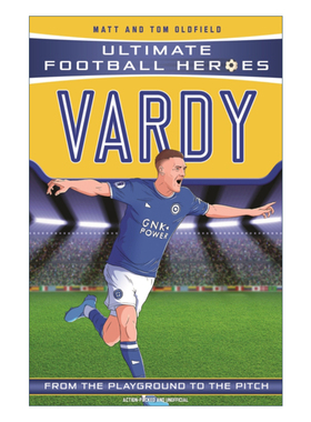 英文原版 Vardy 超级足球明星人物传记 瓦尔迪 Ultimate Football Heroes 英文版 进口英语原版书籍