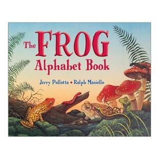 英文版 书籍 Alphabet 儿童两栖动物科普百科绘本 词汇积累 青蛙字母书 Frog Book 进口英语原版 英文原版 杰里·帕洛塔 The
