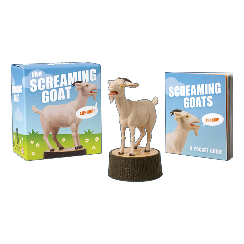 英文原版 The Screaming Goat 尖叫羊 迷你文创玩具 英文版 进口原版