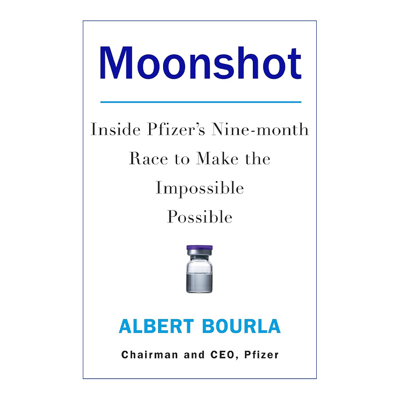 英文原版 Moonshot 科学的胜利 辉瑞如何用9个月时间攻下不可能完成的任务 辉瑞CEO艾伯乐 英文版 进口英语原版书籍