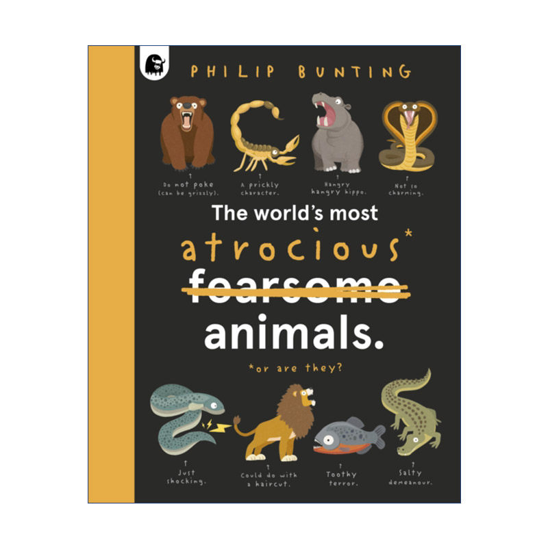 英文原版 The World's Most Atrocious Animals 世界上残暴的动物 精装插画动物科普绘本 英文版 进口英语原版书籍