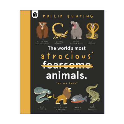 英文原版 The World's Most Atrocious Animals 世界上残暴的动物 精装插画动物科普绘本 英文版 进口英语原版书籍