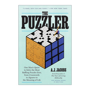 英文版 书籍 谜题 传记 A.J. 意义 Puzzler 从填字游戏到拼图再到生命 进口英语原版 英文原版 Jacobs The