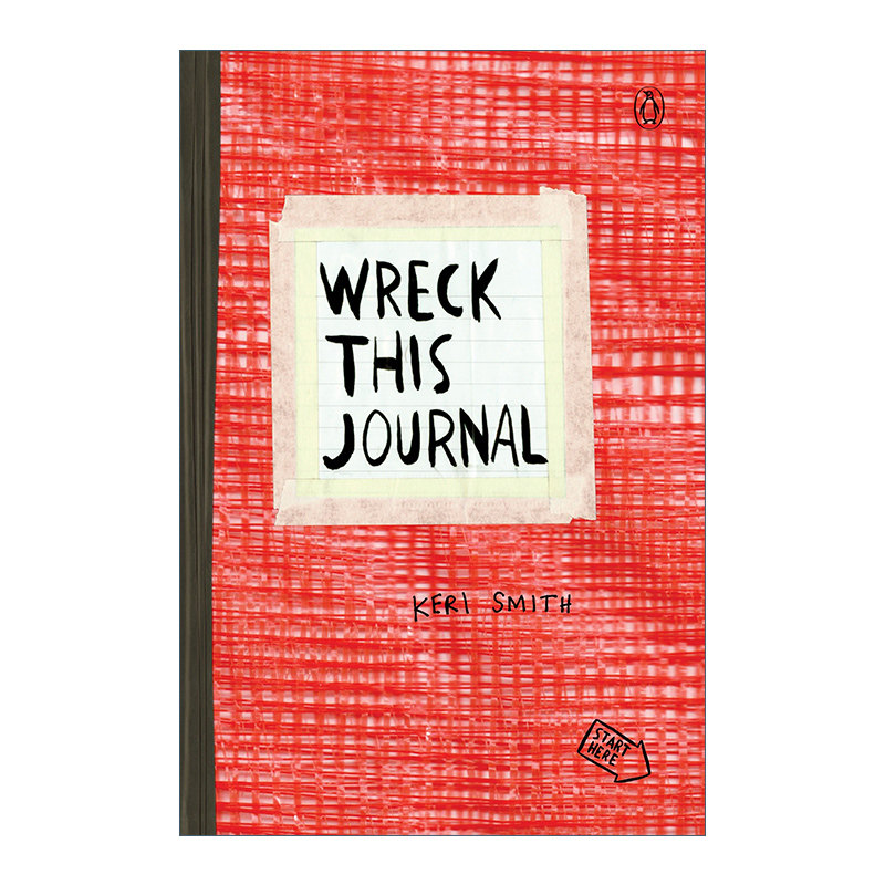 英文原版 Wreck This Journal Red Expanded Edition 做了这本书 红色扩充版 创新从破坏开始 Keri Smith 英文版 进口英语原版书籍