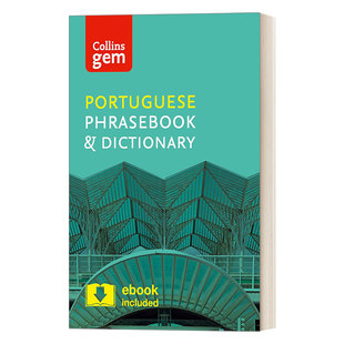 英文版 书籍 Portuguese Dictionary 柯林斯葡萄牙语短语手册和小词典 and Gem Phrasebook 进口英语原版 英文原版 第4版 Collins