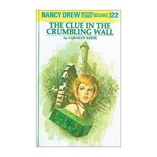 英文原版 Nancy Drew 22 the Clue in the Crumbling Wall 南希德鲁系列22 碎墙的线索 儿童悬疑推理小说 Carolyn Keene 精装