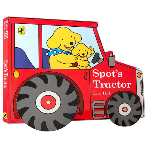 英文原版绘本 Spot's Tractor 小波的拖拉机 异形书 儿童启蒙认知 纸板书 英文版 进口英语原版书籍