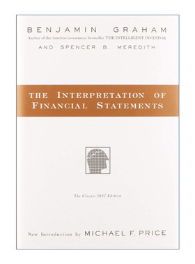 英文原版 The Interpretation of Financial Statements 像格雷厄姆一样读财报 精装 华尔街教父传世名作 英文版 进口英语原版书籍