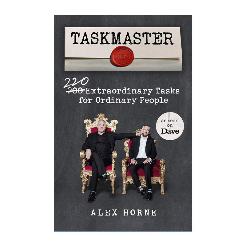 英文原版 Taskmaster 英国综艺Taskmaster周边书 220个绝佳任务 英文版 进口英语原版书籍