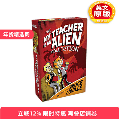 英文原版小说 The My Teacher Is an Alien Collection 我的老师是外星人1-4合集 英文版 进口英语原版书籍