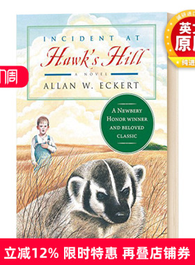 英文原版 Incident at Hawk's Hill 鹰山的事故 纽伯瑞奖 英文版儿童全英语书
