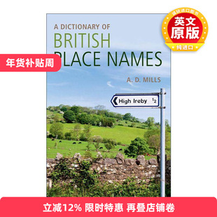 英文原版 A Dictionary of British Place-Names 牛津英国地名词典 英文版 进口英语原版书籍