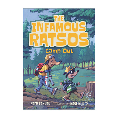 英文原版 The Infamous Ratsos Camp Out 声名狼藉的拉索系列4 露营 儿童幽默故事绘本 章节桥梁故事书 英文版 进口英语原版书籍