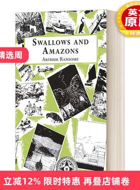 英文原版 Swallows And Amazons 燕子号与亚马逊号 亚瑟·兰塞姆 英文版 进口英语原版书籍