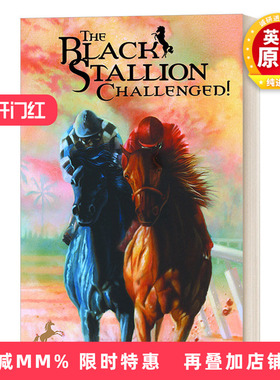 英文原版 The Black Stallion Challenged 黑神驹系列 黑神驹受挑战 Walter Farley 青少年骑马动作冒险小说 英文版 进口英语书籍