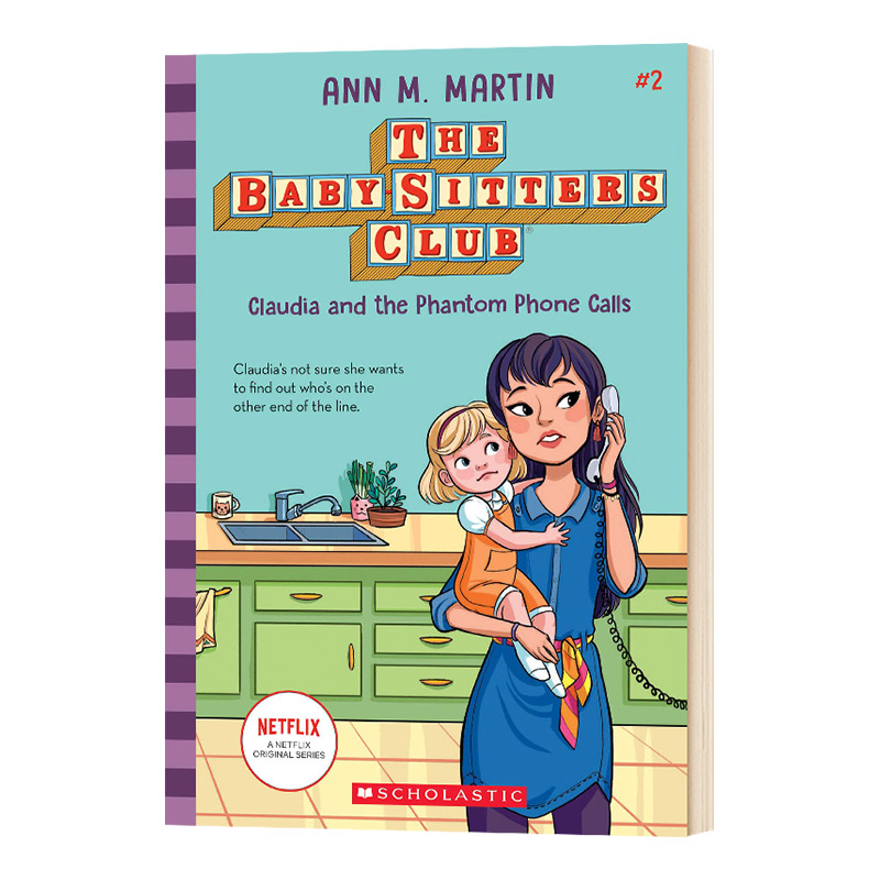 保姆俱乐部小说2 英文原版 Claudia and the Phantom Phone Calls The Baby Sitters Club 2 英文版进口英语章节桥梁书小说故事书