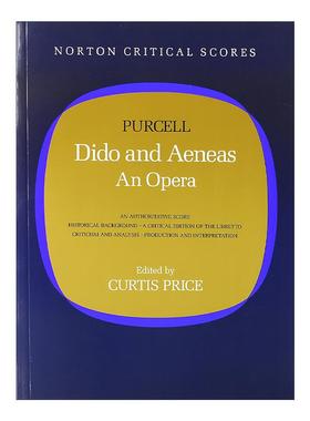 英文原版 Dido and Aeneas 狄朵与埃涅阿斯 歌剧 诺顿乐谱 巴洛克时期英国作曲家普赛尔 英文版 进口英语原版书籍