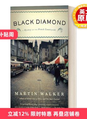 英文原版小说 Black Diamond 布鲁诺警长系列3 黑色钻石 侦探小说 哈佛图书馆推荐书单 Martin Walker 英文版 进口英语原版书籍