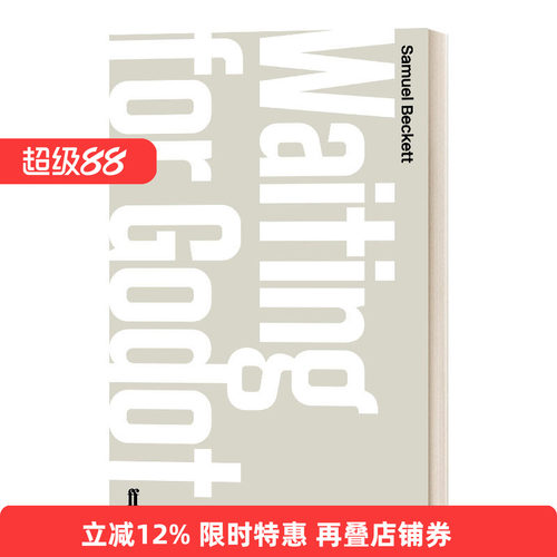 英文原版 Waiting for Godot 等待戈多 塞缪尔贝克特 两幕悲喜剧 英文版 进口英语原版书籍