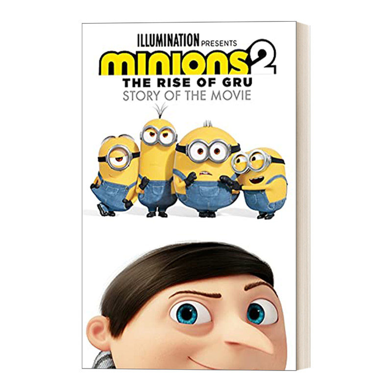 英文原版 minions 2 the rise of gru story of the movie 小黄人2