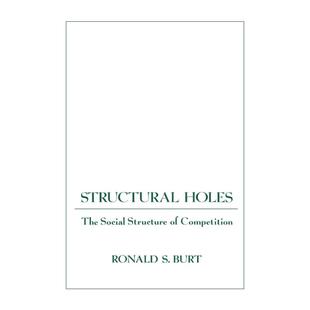 英文原版 社會結構 進口英語原版 書籍 競爭 英文版 結構洞 Holes Structural 羅納德·伯特