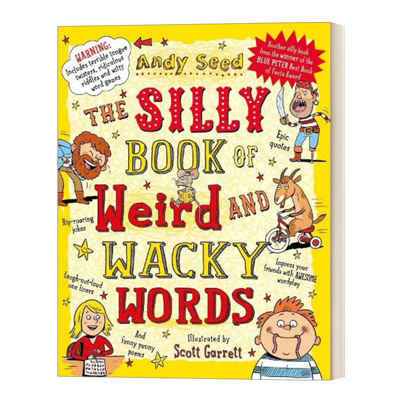 英文原版 The Silly Book of Weird and Wacky Words 奇怪搞笑的单词书 英文版 进口英语原版书籍 书籍/杂志/报纸 儿童读物原版书 原图主图