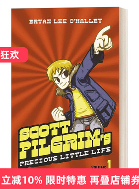 英文原版 Scott Pilgrim — Scott Pilgrim’S Precious Little Life Volume 1 歪小子斯科特漫画第一卷 英文版 进口英语原版书籍