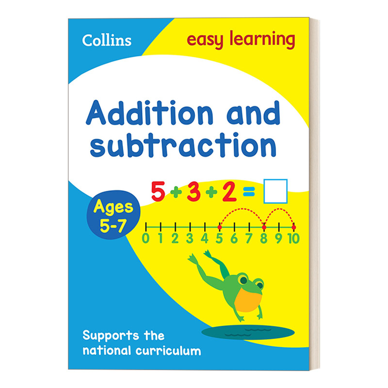 英文原版 Addition and Subtraction Ages 5-7 柯林斯加减法5-7岁 英文版 进口英语原版书籍