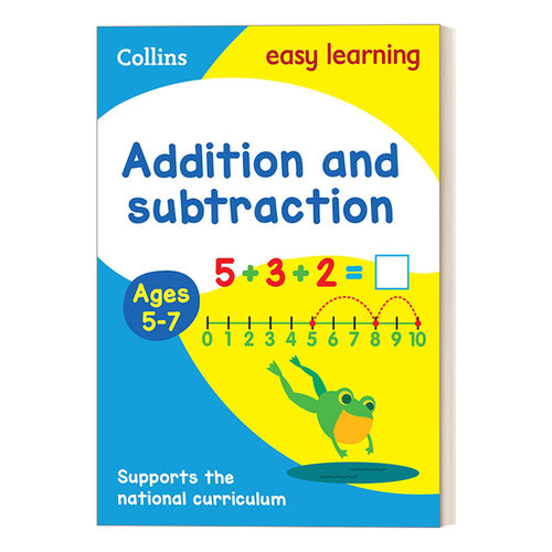 英文原版 Addition and Subtraction Ages 5-7 柯林斯加减法5-7岁 英文版 进口英语原版书籍