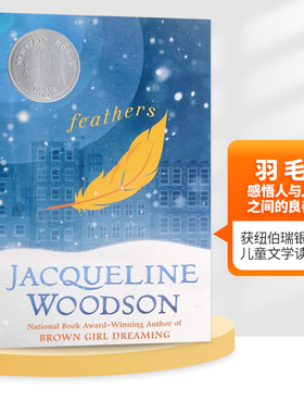 羽毛 英文原版小说 Feathers 纽伯瑞银奖 儿童文学读物 Jacqueline Woodson 英文版进口原版英语书籍