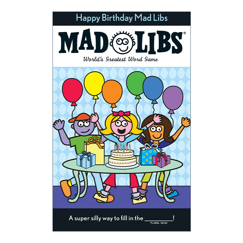英文原版 Happy Birthday Mad Libs 生日快乐 疯狂填词游戏 英文版 进口英语原版书籍