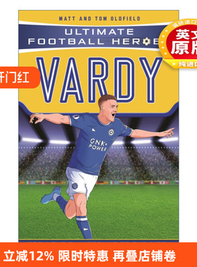 英文原版 Vardy 超级足球明星人物传记 瓦尔迪 Ultimate Football Heroes 英文版 进口英语原版书籍