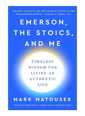 英文原版 Emerson the Stoics and Me 美国斯多葛派的教训 爱默生如何改变你的生活 英文版 进口英语原版书籍