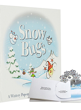 寒冬里的飞虫 儿童立体书 英文原版 Snow Bugs A Wintery Pop Up Book 翻翻书 想象力开发 David A Carter 英文版进口原版英语书籍