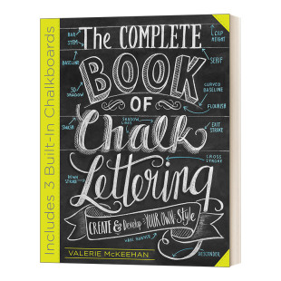 英文版 书籍 Book Lettering 粉笔书写全集 Chalk Complete 进口英语原版 英文原版 精装 The