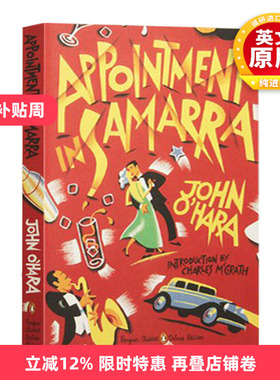 英文原版小说 Appointment in Samarra 萨马拉的约会 英文版 进口英语原版书籍