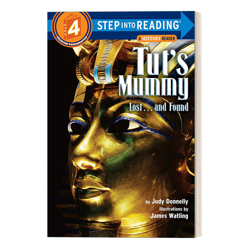 英文原版 Step Into Reading 4- Tut's Mummy Lost and Found图坦卡蒙的木乃伊英文版进口英语原版书籍