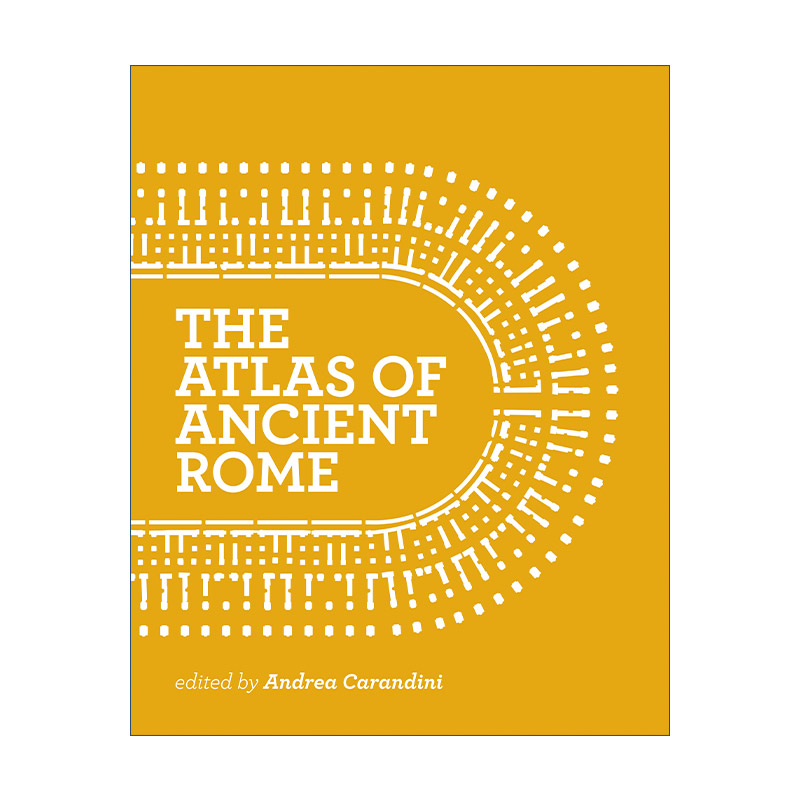 英文原版 The Atlas of Ancient Rome 古罗马地图集 城市的传记和肖像 两册精装套装 修订版 Andrea Carandini 进口英语原版书籍