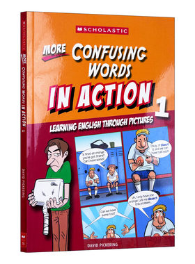英文原版 More Confusing Words In Action 1 学乐画中画 更多易混淆词卷1 英文版 进口英语原版书籍