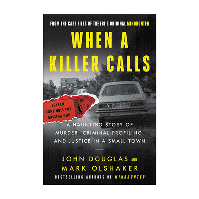 英文原版 When a Killer Calls 杀手来电 约翰·道格拉斯 FBI思维猎人案列 英文版 进口英语原版书籍