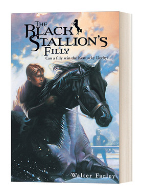 英文原版 The Black Stallion's Filly 黑神驹系列 黑神驹的母马 Walter Farley 青少年骑马动作冒险小说 英文版 进口英语书籍