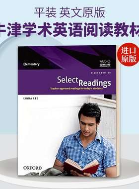 英文原版 SELECT READINGS 2E ELEM Student's Book 牛津学术英语阅读教材 英文版